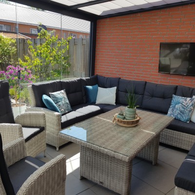 Super blij met ons loungeset!