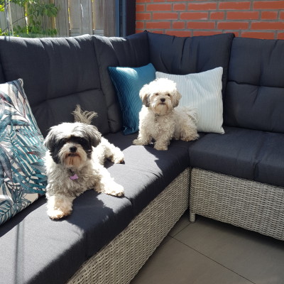 Super blij met ons loungeset!