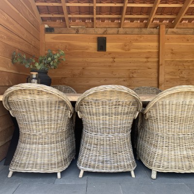 Ontzettende blij met de rotan stoelen van AVH-Outdoor.