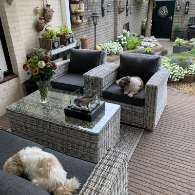Heerlijk relaxen in onze nieuwe Loungeset
