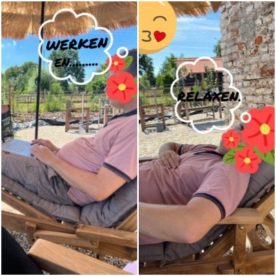 Mijn dochter maakt van kort bij een foto omdat ze zo lekker ligt en niet wilt opstaan. Ha ha!