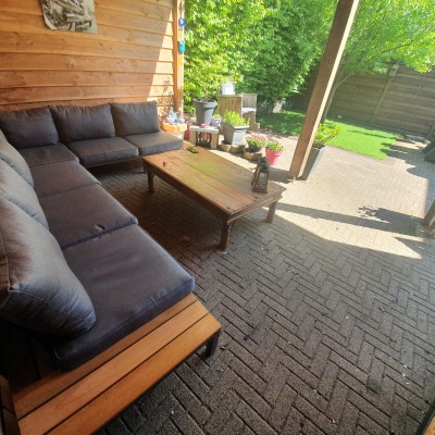 Lekker genieten van onze loungeset MONACO!