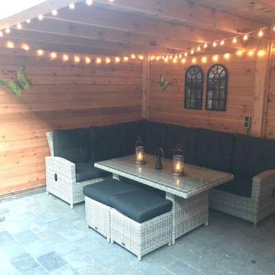Na maanden hard werken is onze tuin klaar