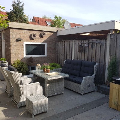 Een AVH outdoorset staat overal op zijn plek