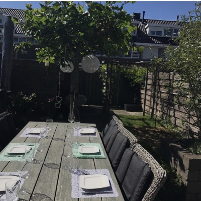 Onze mooie eettafel