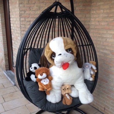 Wij genieten alvast volop van onze nieuwe tuinstoelen.