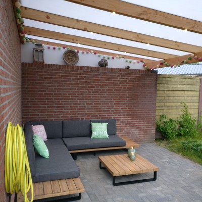 Prachtige en comfortabele loungeset.