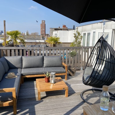 Ons mooie dakterras!