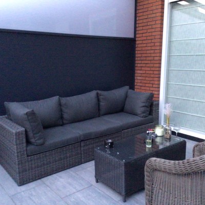 Heerlijk genieten van onze nieuwe bank met deze zonnige dagen🌞🍧🍹