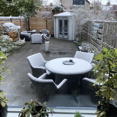 Alles super geregeld, behalve het weer.