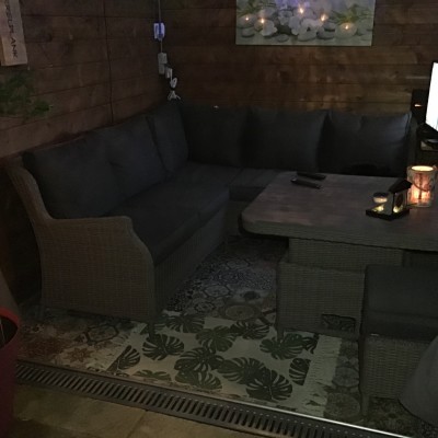 We zijn heel erg blij met onze tuinset!