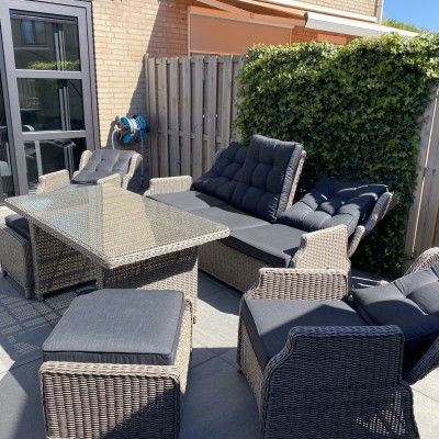 Heerlijk relaxen op deze prachtige lounge set