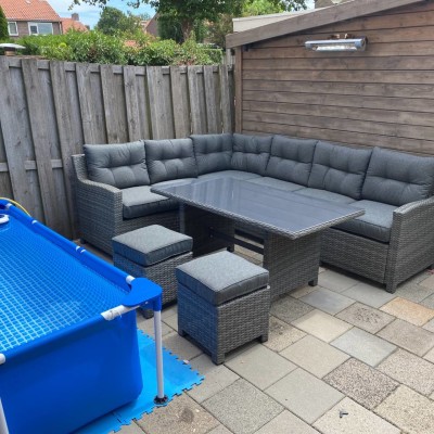 Onze nieuwe tuinset!