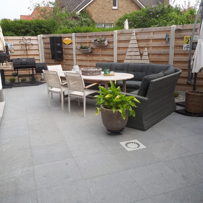 Zo blij met onze nieuwe dinner/loungeset.