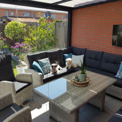 Super blij met ons loungeset!