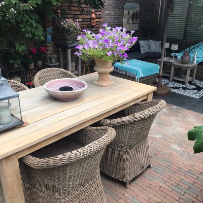 Stoelen staan en zitten ook nog eens perfect