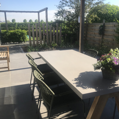 Heerlijk genieten van het mooie weer
