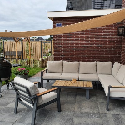 Mediterraans genieten in onze achtertuin