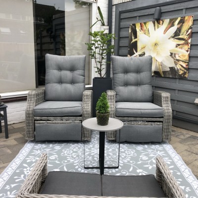 De Kreta lounge stoel zit heerlijk