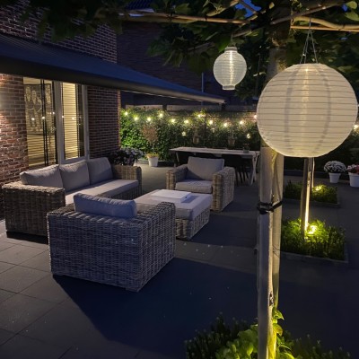 Geweldig blij met onze nieuwe schitterende loungeset