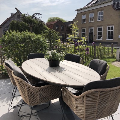 Wat een plaatje onze nieuwe tuinset.. blij mee!