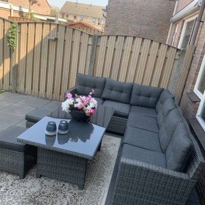 Met deze mooie Valencia dining hoek loungeset!
