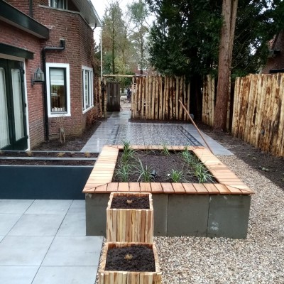 Mooie tuin aangelegd in Bilthoven
