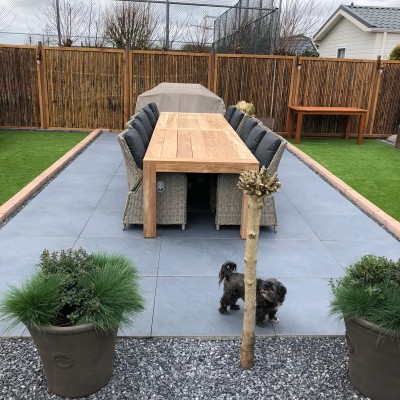 Prachtige dining set, het grote genieten kan beginnen!