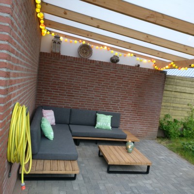 Prachtige en comfortabele loungeset.
