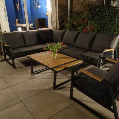 loungeset minnesota met extra stoel
