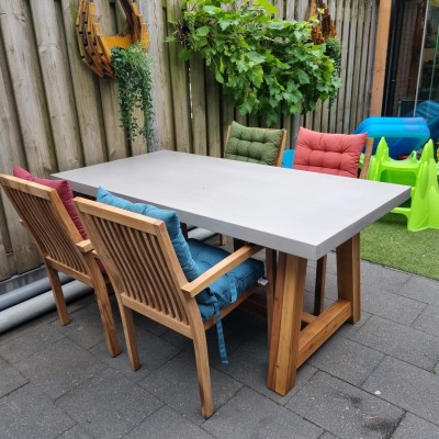 Super blij met onze tuinset!