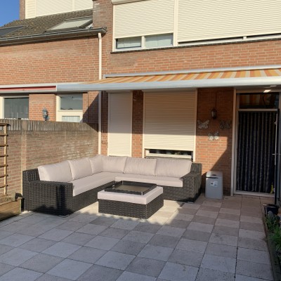 Hij sta super bij ons in de tuin