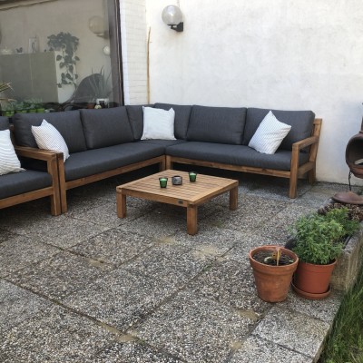 We zijn echt super tevreden met onze tuinset.