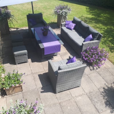 Een dining loungeset is de perfecte combi om heerlijk te kunnen relaxen