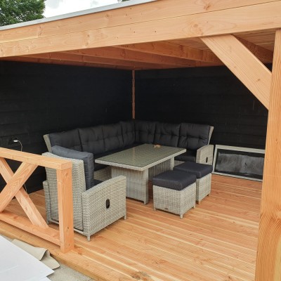 Super tevreden met de nieuwe tuinset