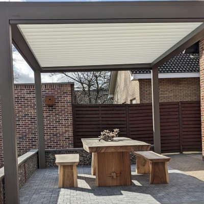 boomstamtafel onder overkapping