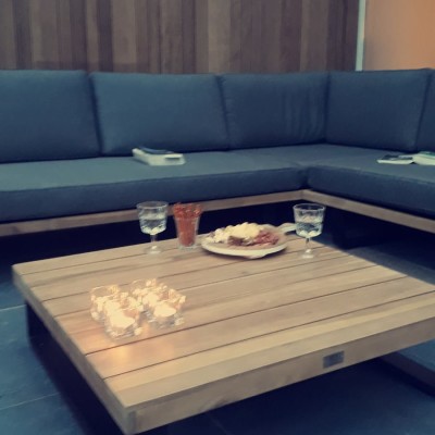 Heerlijk, nu hoeven we niet meer van huis om te loungen