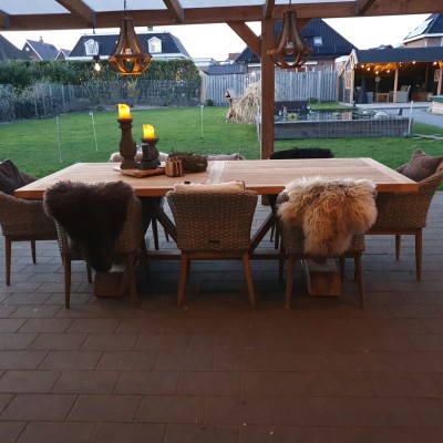 De inwijding van de nieuwe tafel