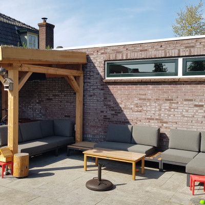 lekker in de zon of toch de schaduw