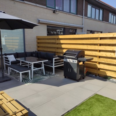 Van piepklein balkon naar een mooie tuin