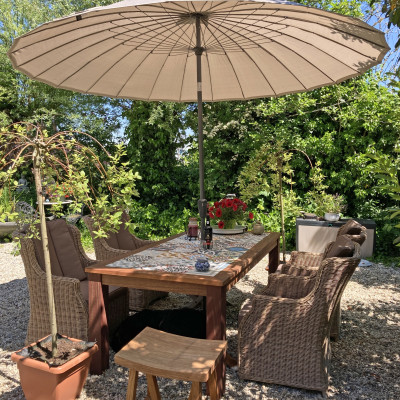 Mede dankzij AVH vieren wij vakantie in eigen tuin.