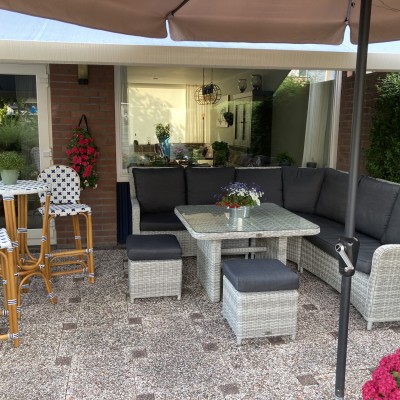Wij zijn heel blij met de diner lounge set