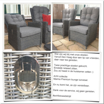 Marina premium lounge tuinstoel
