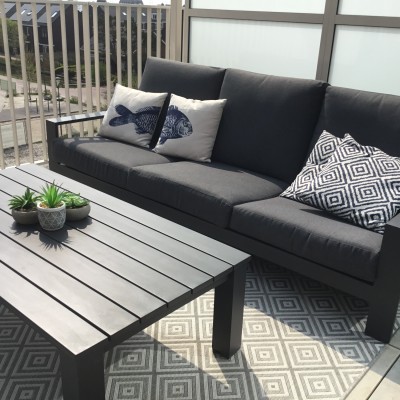 Prachtige set op balkon!