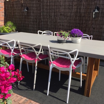 Zo blij met onze prachtige tafel!