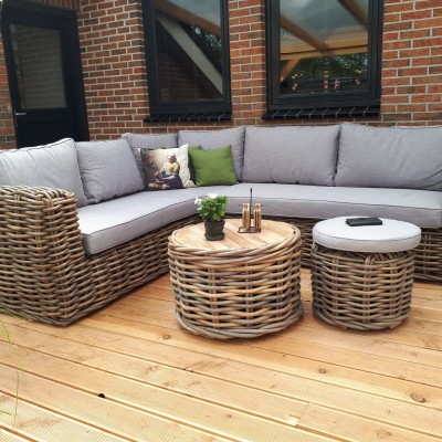 Vandaag is onze veranda geupgrade