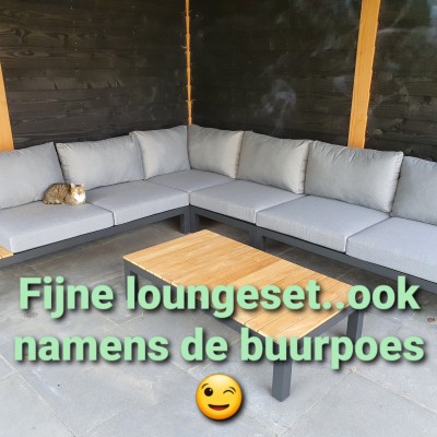 Heel erg blij met de nieuwe loungeset!