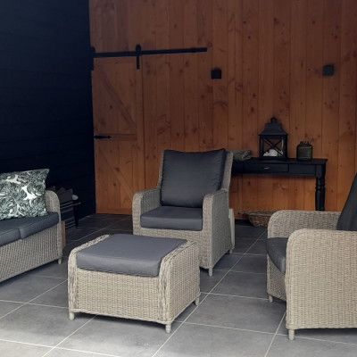 Een heerlijk set om te relaxen en te genieten van de mooie zomer