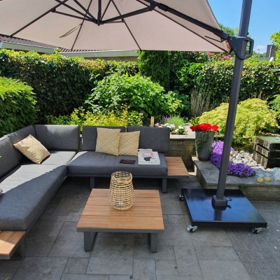 parasol en Loungeset