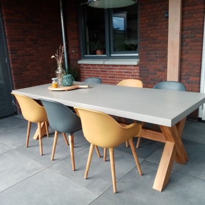 Dit staat echt fantastisch onder onze veranda!